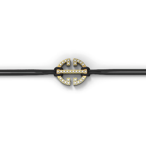 Yellow Gold Diamond 'Universi' Strings (UNISEX) - trunfio universe
- 1