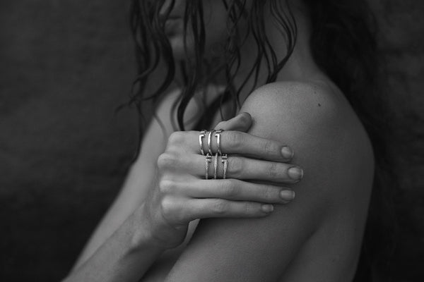 Rose Gold Diamond 'Universi' Wrap Ring - trunfio universe
- 6