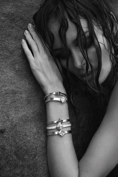 Rose Gold Diamond Pave Trunfio Universe™ Bracelet - trunfio universe
- 4