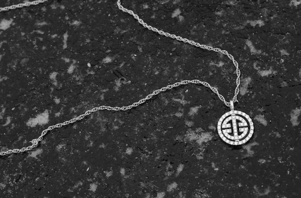 Rose Gold Diamond Orbital 'Universi' Pendant (UNISEX) - trunfio universe
- 2