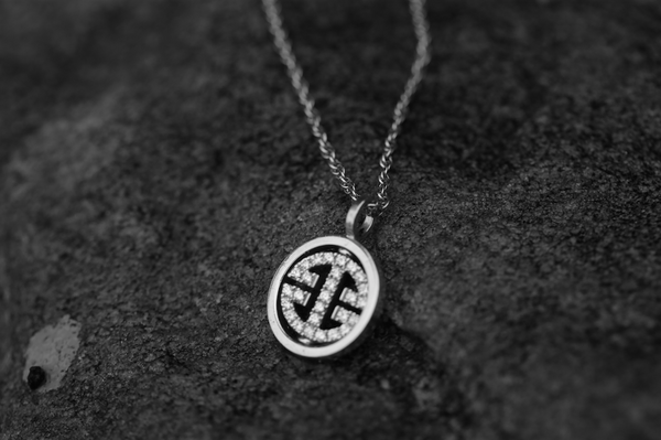 Rose Gold Diamond Orbital 'Universi' Pendant (UNISEX) - trunfio universe
- 4