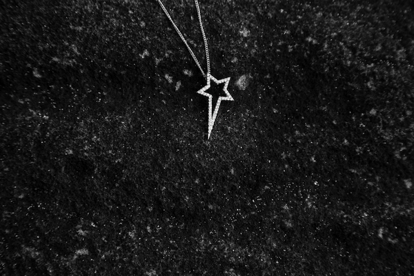 Rose Gold Diamond Shooting Star Necklace - trunfio universe
- 2