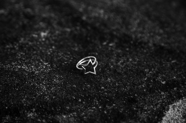 White Gold Shooting Star Wrap Ring - trunfio universe
- 3