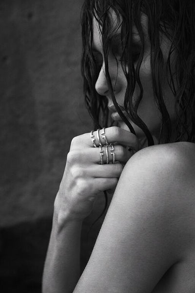 Rose Gold Diamond 'Universi' Wrap Ring - trunfio universe
- 3