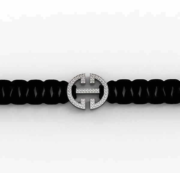 White Gold Diamond 'Universi' Bracelet (UNISEX) - trunfio universe
 - 1