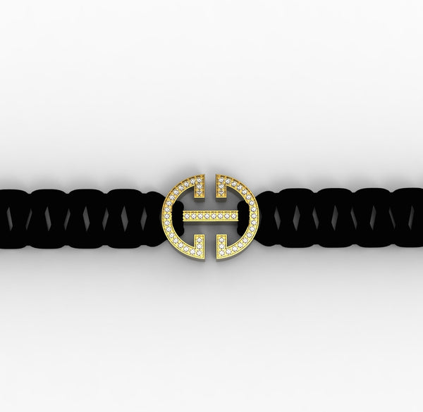 Yellow Gold Diamond 'Universi' Bracelet (UNISEX) - trunfio universe
 - 1