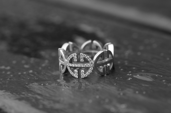 Rose Gold Diamond 'Universi' Ring (UNISEX) - trunfio universe
 - 3